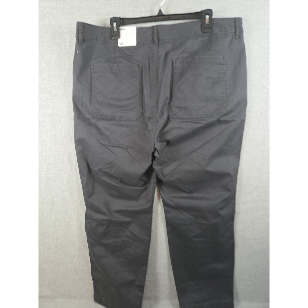 OLD NAVY Crop Capri Chino Pants‎ Womens 18 Charcoal Gray Comfort Stretch NEW - Picture 6 of 11